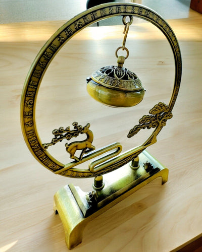 Elegáns Fém Füstölőtartó "Nagy Nyugalom" - személyre szabható gravírozással