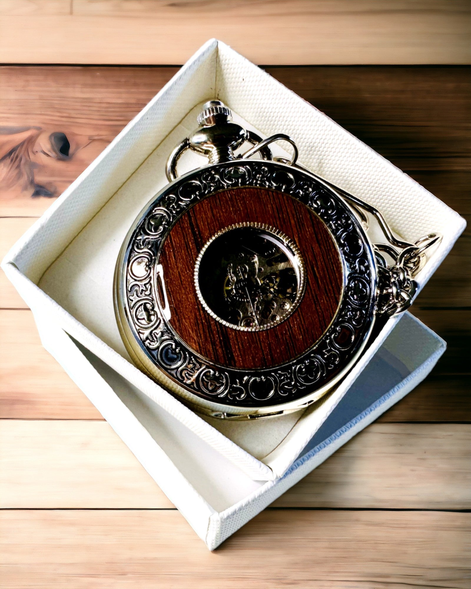 Gravírozható "Heritage Timekeeper" Zsebóra