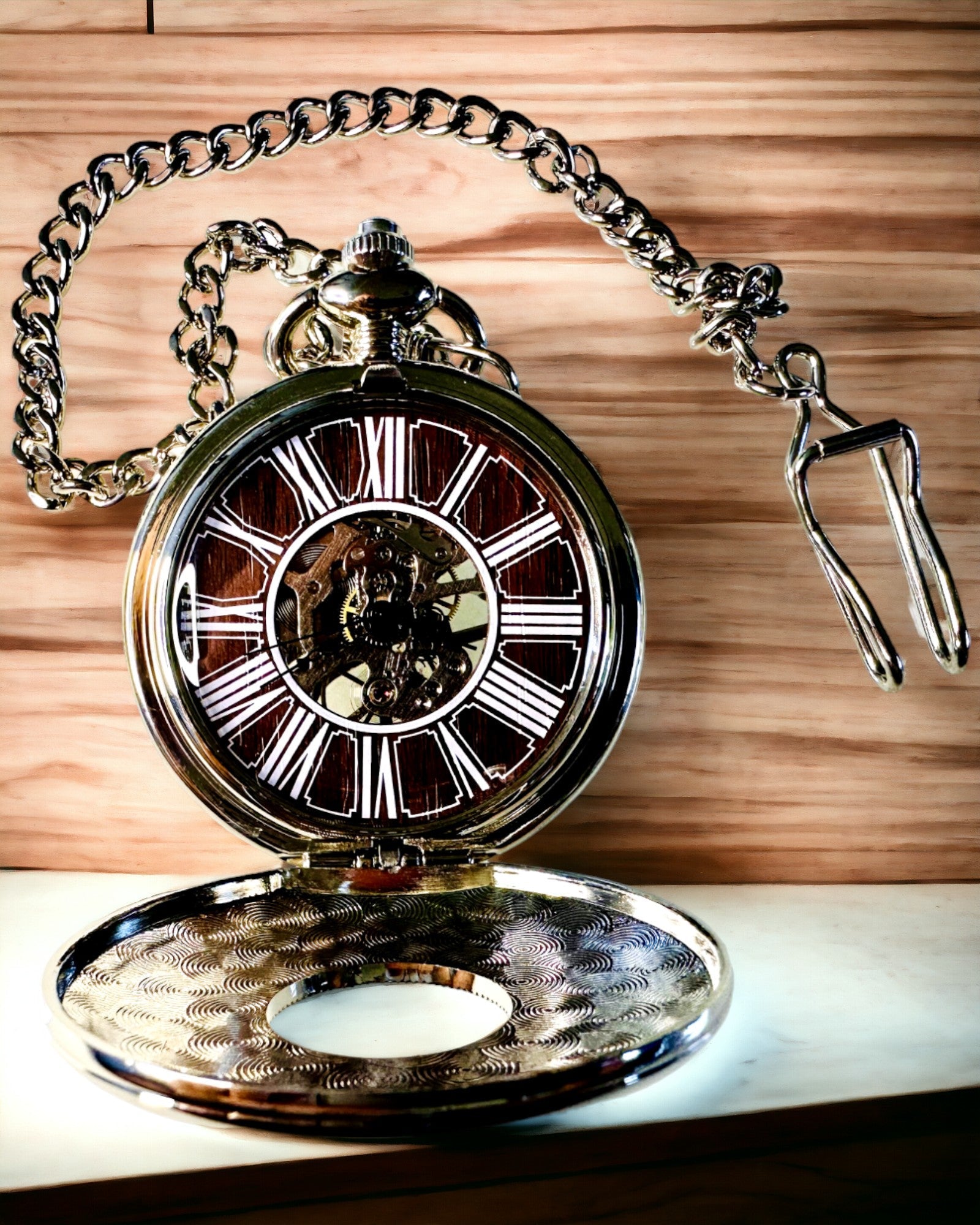 Gravírozható "Heritage Timekeeper" Zsebóra