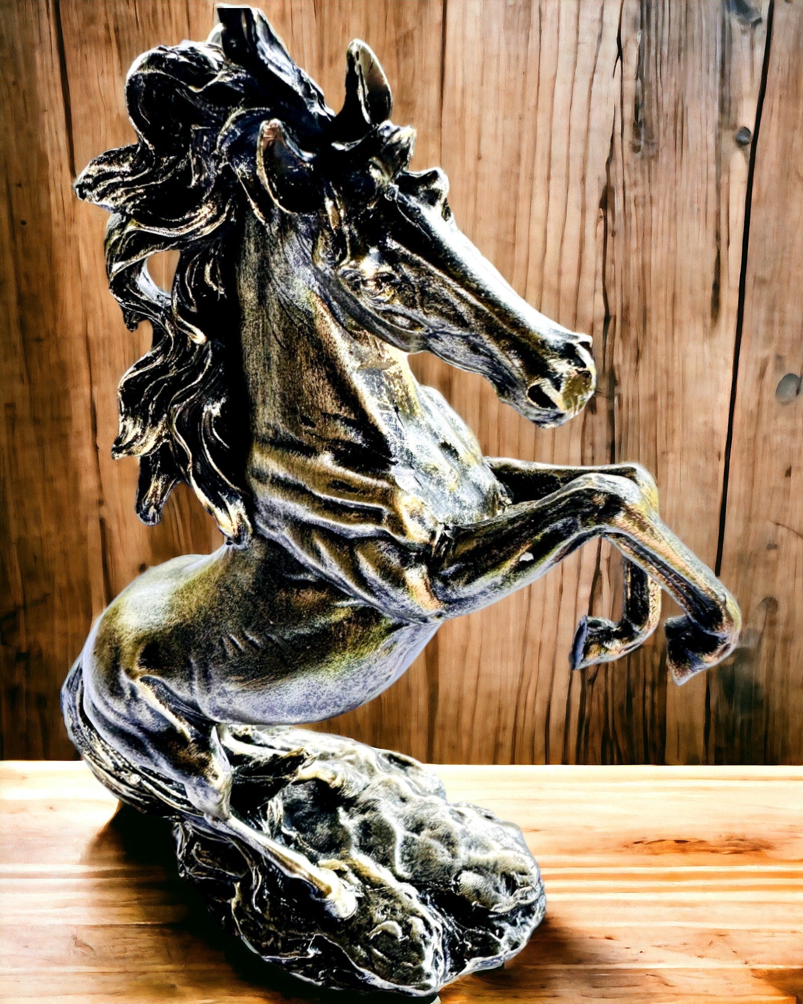 Noblesse - Ló Mozgásban Szobor, Figura - személyre szabható gravírozással ajándékba