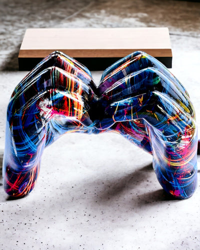 Kalejdoskop Szív – Kézzel Készített Gyanta Dísz Gravírozási Lehetőséggel