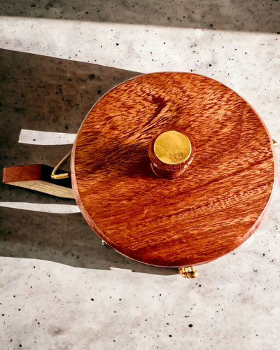 Retro Fa "Teásdoboz" Gravírozási Lehetőséggel