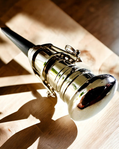 SÉTAPÁLCA TÁMASZTÓFOGANTYÚVAL ÉS TÁVCSŐ FUNKCIÓVAL – ELEGÁNS ÉS DIVATOS, 95 CM - kapitányi "Navigator's Crest"