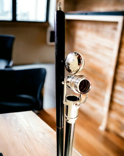 SÉTAPÁLCA TÁMASZTÓFOGANTYÚVAL ÉS TÁVCSŐ FUNKCIÓVAL – ELEGÁNS ÉS DIVATOS, 95 CM - kapitányi "Navigator's Crest"