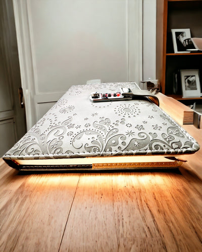 Exkluzív Jegyzetfüzet, PU bőr, A5 kódzárral - "Secret Journal", személyre szabás gravírozással