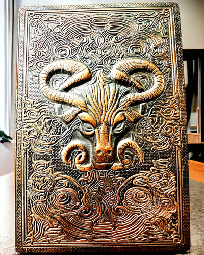 "Magiczny Notes", "Boski Byk" jegyzetfüzet - Elegáns és Különleges Papíráruk, személyre szabás gravírozással