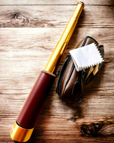 Explorer 25x30 Monokuláris Távcső - Hordozható, Összecsukható Kézi Teleszkóp, személyre szabható gravírozással