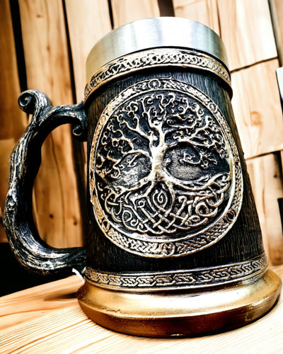 Nordycki Világfa Bögre - Mesteri Kivitelezés, 600 ml, gravírozási lehetőség