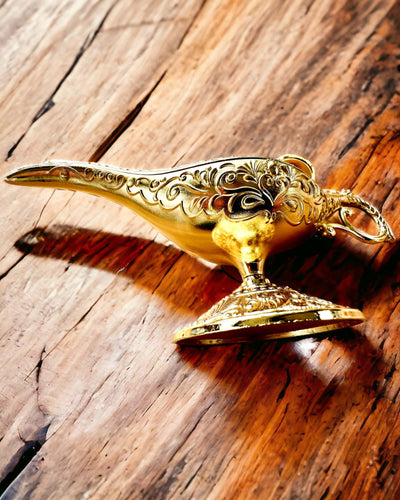 Aladdin Varázslámpája Gravírozási Lehetőséggel - Klasszikus Arany Változat, átszőtt