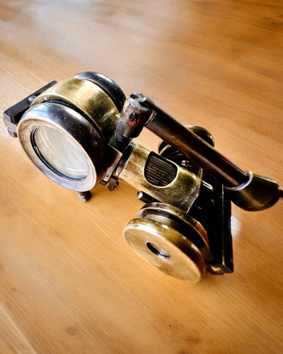 Binocular Nautica - Exkluzív Vintage Kiegészítő - Kézzel Készített Gravírozási Lehetőséggel, irodai dekoráció, prémium