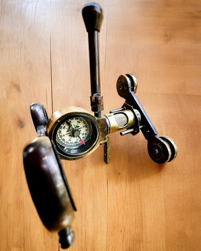 Binocular Nautica - Exkluzív Vintage Kiegészítő - Kézzel Készített Gravírozási Lehetőséggel, irodai dekoráció, prémium