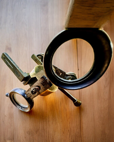 Binocular Nautica - Exkluzív Vintage Kiegészítő - Kézzel Készített Gravírozási Lehetőséggel, irodai dekoráció, prémium