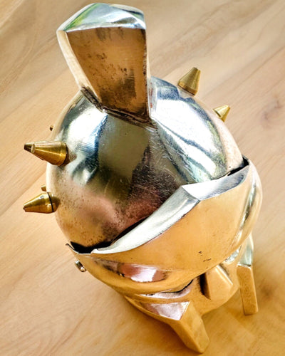 "Sparta" Gladiátor Lovagi Maszk - személyre szabható gravírozással