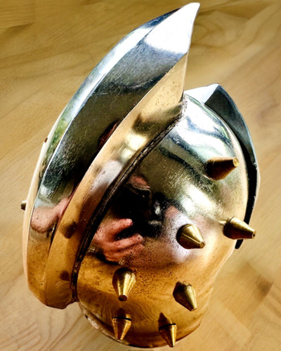 "Sparta" Gladiátor Lovagi Maszk - személyre szabható gravírozással