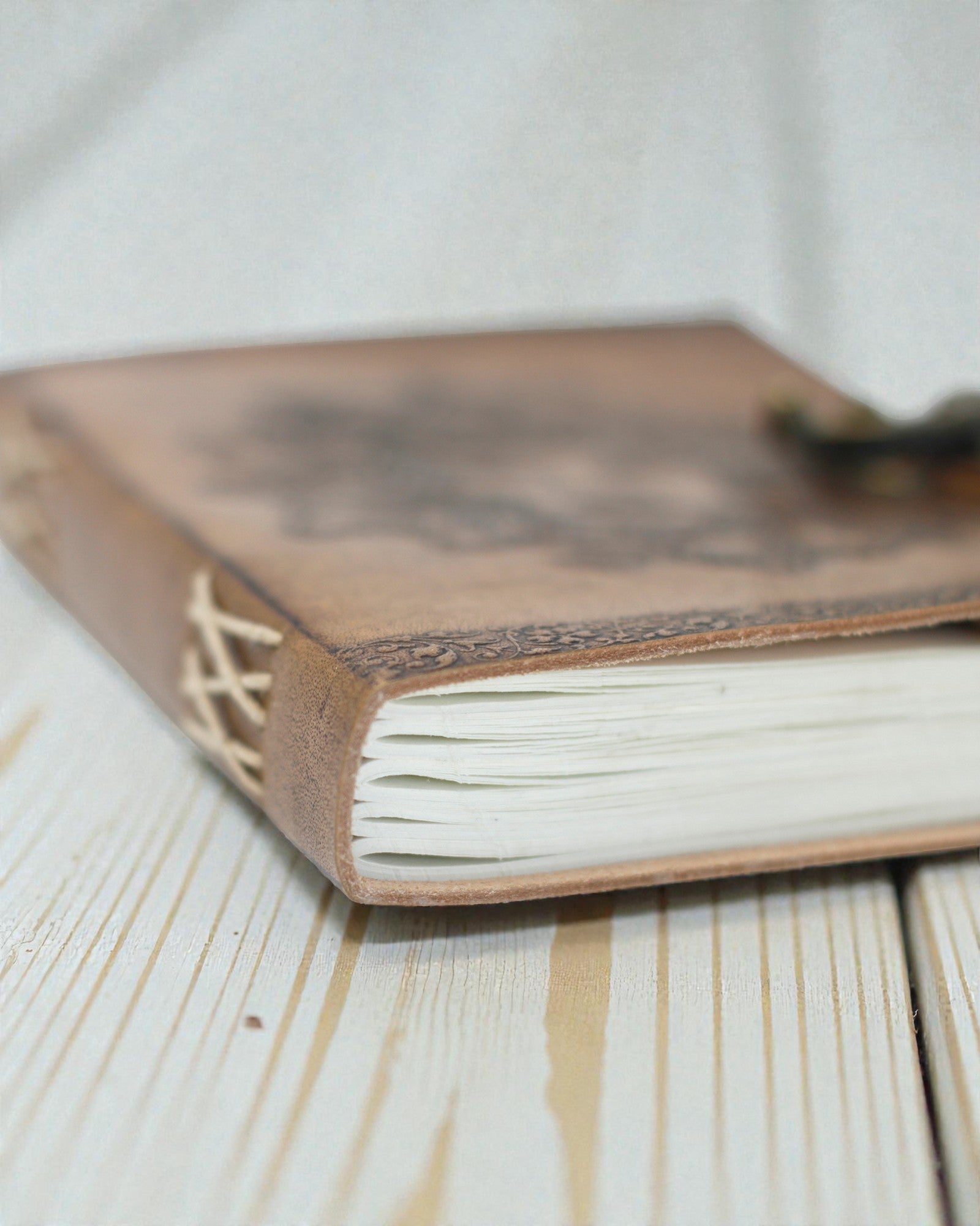 Bőr Greenman jegyzetfüzet (20x15 cm)