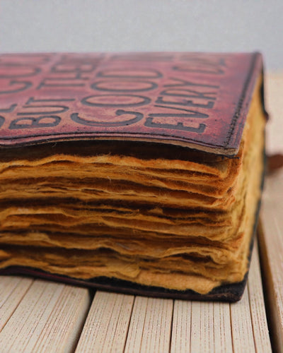 Dies Bona – Bőr jegyzetfüzet Nem biztos, hogy minden nap jó