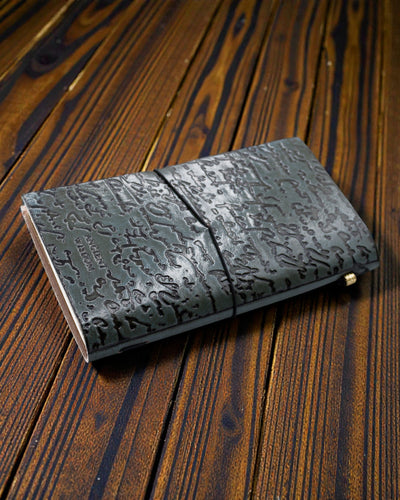 Kézzel készített bőrnaptár – Jó ötletek és más álmok – Szürke (80 oldal)