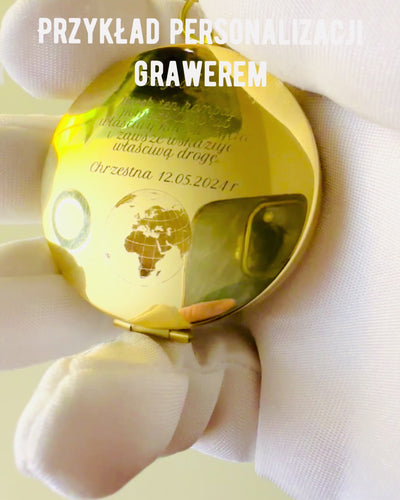 Vízálló Réz Iránytű Világító Hatással - Szükséges Túrázáshoz és Kempingezéshez, személyre szabható gravírozással