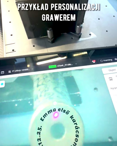 Vintage „Emerald Dreams” kaleidoszkóp, 15 cm – kézzel készített, személyre szabható gravírozással ajándékba