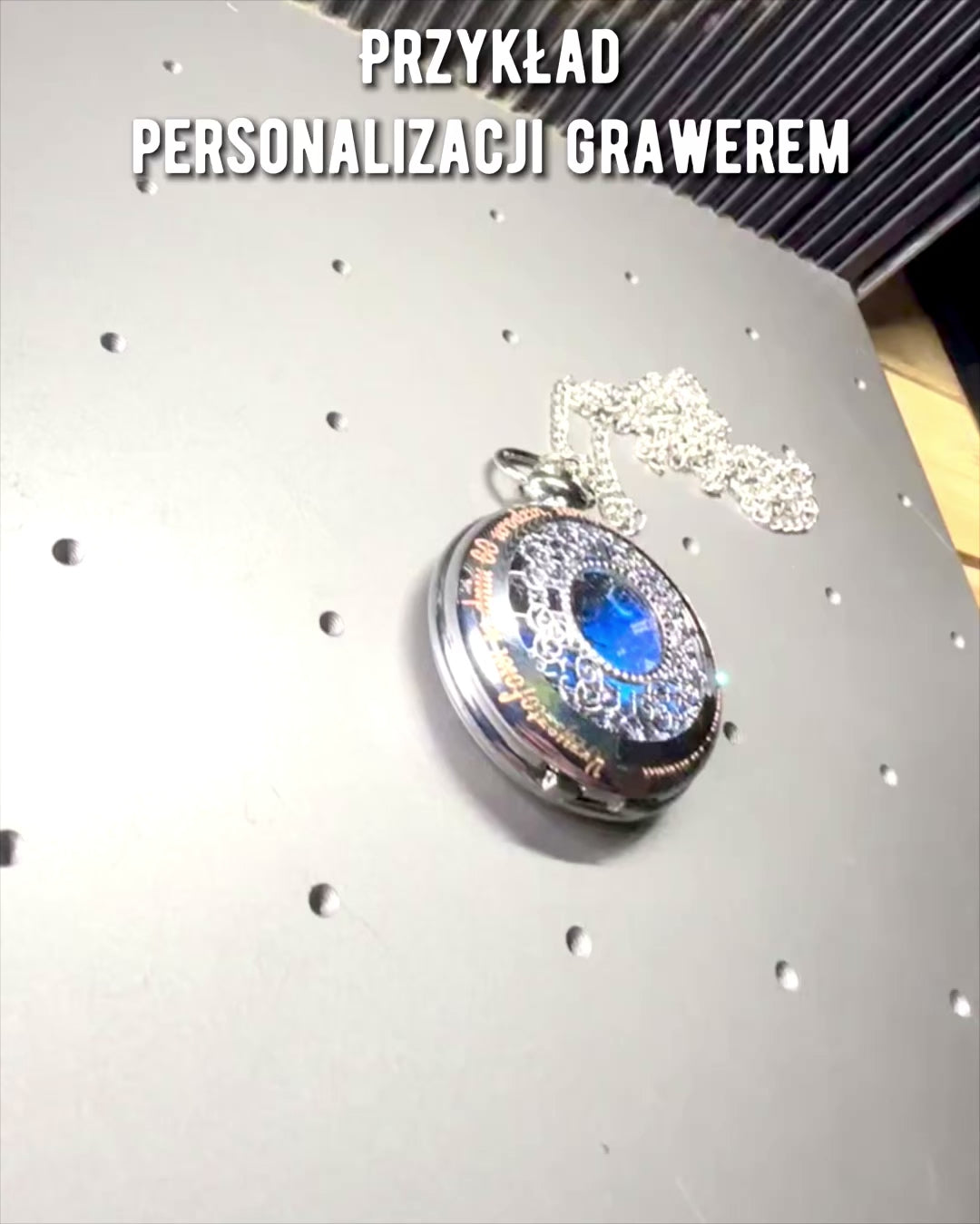 Gravírozható "Royal Timekeeper" Zsebóra