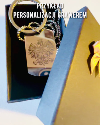Naszyjnik z Dog Tag "Trzy Odcienie Stylu" - Nieśmiertelnik - Elegancki Wisiorek ze Stali Nierdzewnej z Opcją Grawerowania