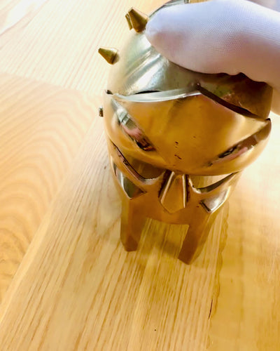 "Sparta" Gladiátor Lovagi Maszk - személyre szabható gravírozással