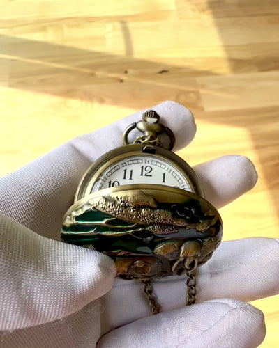 Gravírozható "Vintage Explorer" zsebóra