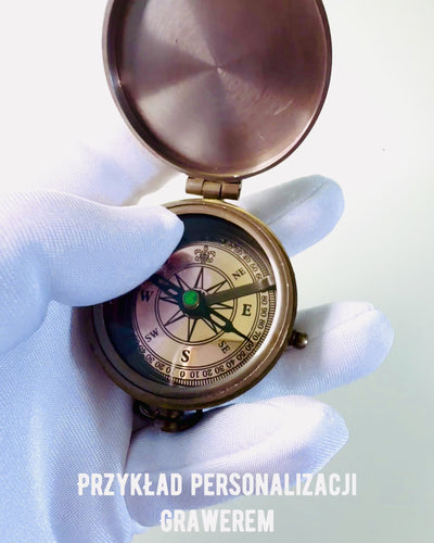 Indiai Odüsszeusz Iránytű – Retro Felfedező Gyöngyszem - gravírozási lehetőség