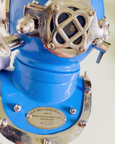 Hełm Odkrywcy Głębin - Edycja Kolekcjonerska z Możliwością Grawerowania, 35 cm, prezent dla strażaka lub nurka