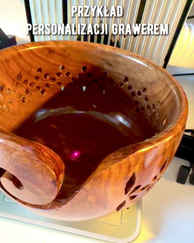 "Indiai Kézművesség" Tál - Prémium, Kézzel Készített, Gravírozási Lehetőséggel