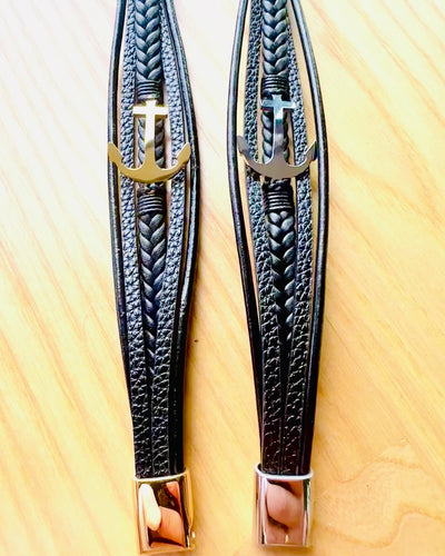 Férfi karkötő Elegancia Horgonya gravírozási lehetőséggel ajándékba