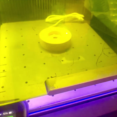 3D üveggömb Hold gravírozással
