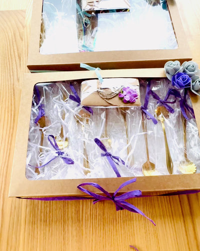 "Kwiatowa Rapsodia" kanálkészlet - személyre szabott gravírozással ajándékba, 2 választható változat