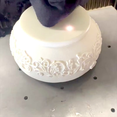 Hókirálynő balerina zenélő doboz, mozgó, 23,5 cm, gravírozással