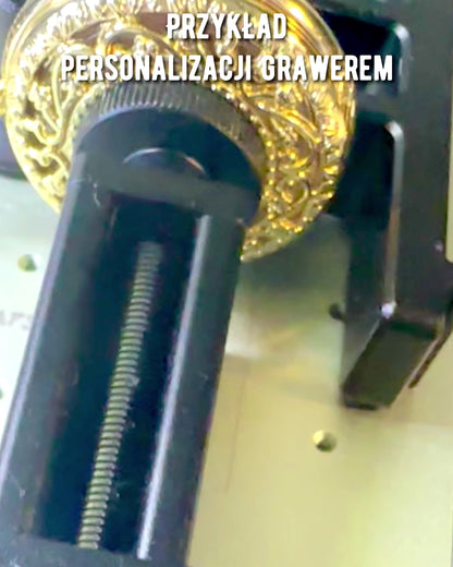 "Złoty Majestat" - Luxus Mechanikus Zsebóra Átlátszó Maggal. Személyre szabás gravírozással