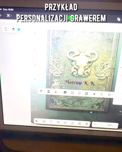 "Magiczny Notes", "Boski Byk" jegyzetfüzet - Elegáns és Különleges Papíráruk, személyre szabás gravírozással