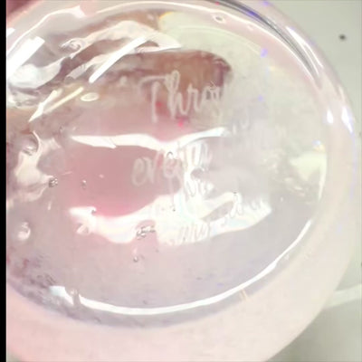 Fitzroy-viharbarométer – csepp alakú Storm Glass gravírozással történő személyre szabási lehetőséggel – elegáns csepp alakú ajándék, magasság 11 cm, üvegedény egyedi, időjárás-változásokra reagáló kristályokkal