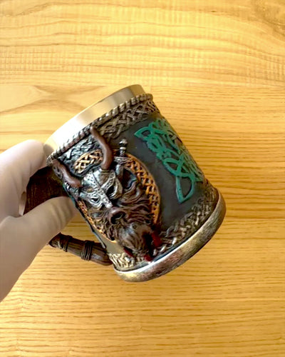 Ragnar's Horn viking bögre - Gravírozási lehetőséggel ajándékba, 250 ml