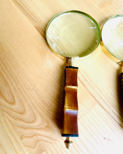 Nagy Retro Nagyító, személyre szabható ajándék gravírozással - választható változatok