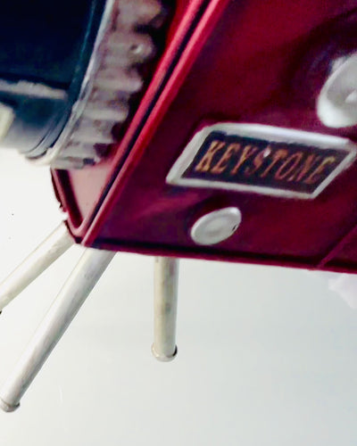 Dekoratív "Retro Kamera Keystone" Figura Gravírozási Lehetőséggel