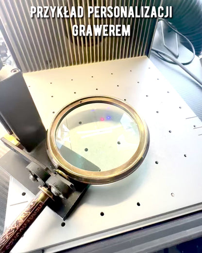 Navigator 1941 Sárgaréz Nagyító Bőrtokkal – Kézzel Készített, Prémium, személyre szabható ajándék