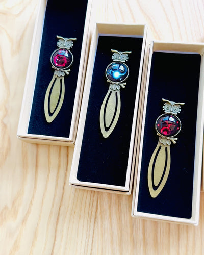 "Csillagképes Bagoly" könyvjelző - 12 választható változat, személyre szabható gravírozással