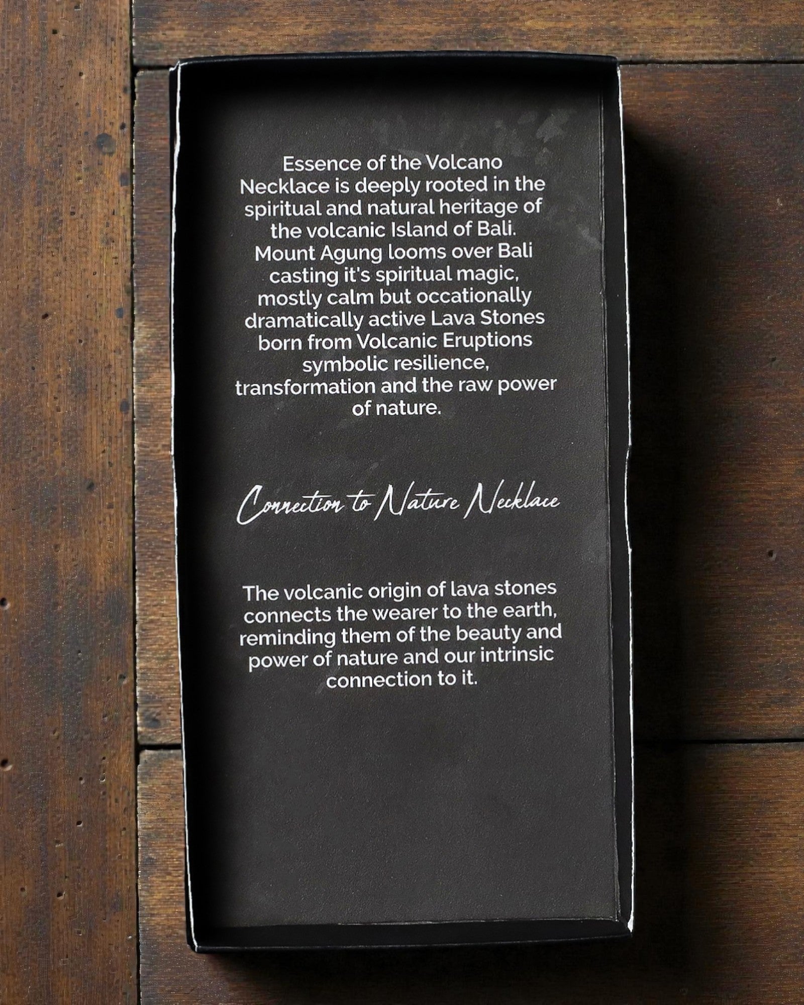 Esencja Wulkanu nyaklánc – Kapcsolat a természettel