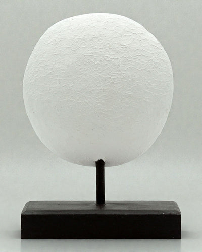 Timori maszk, az ősök őrzője 27x20 cm – Fehér